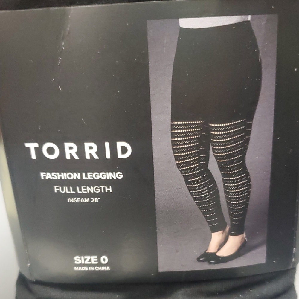 Stylish Torrid Black Leggings NWT